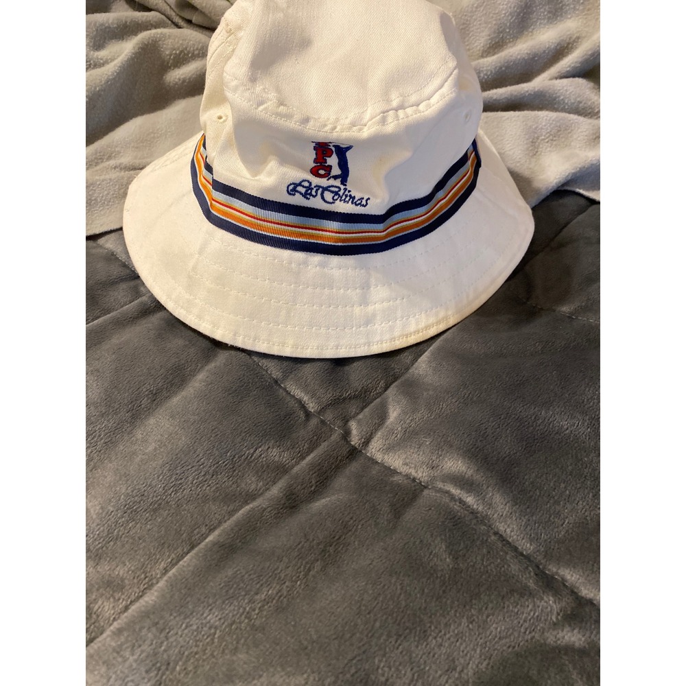 Vintage Duckster TPC Las Colinas Bucket Hat White Four Seasons Golf Resort